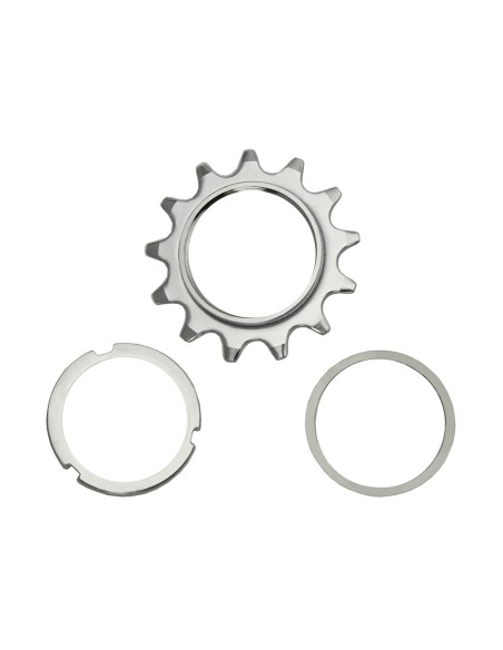 Steel Cog Track Fix 13T x 1/8 Chrome.